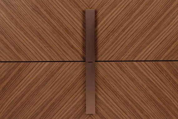 Комод Alpi 120х76 см, шпон ореха