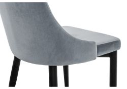 Стул на металлокаркасе Kora gray / black