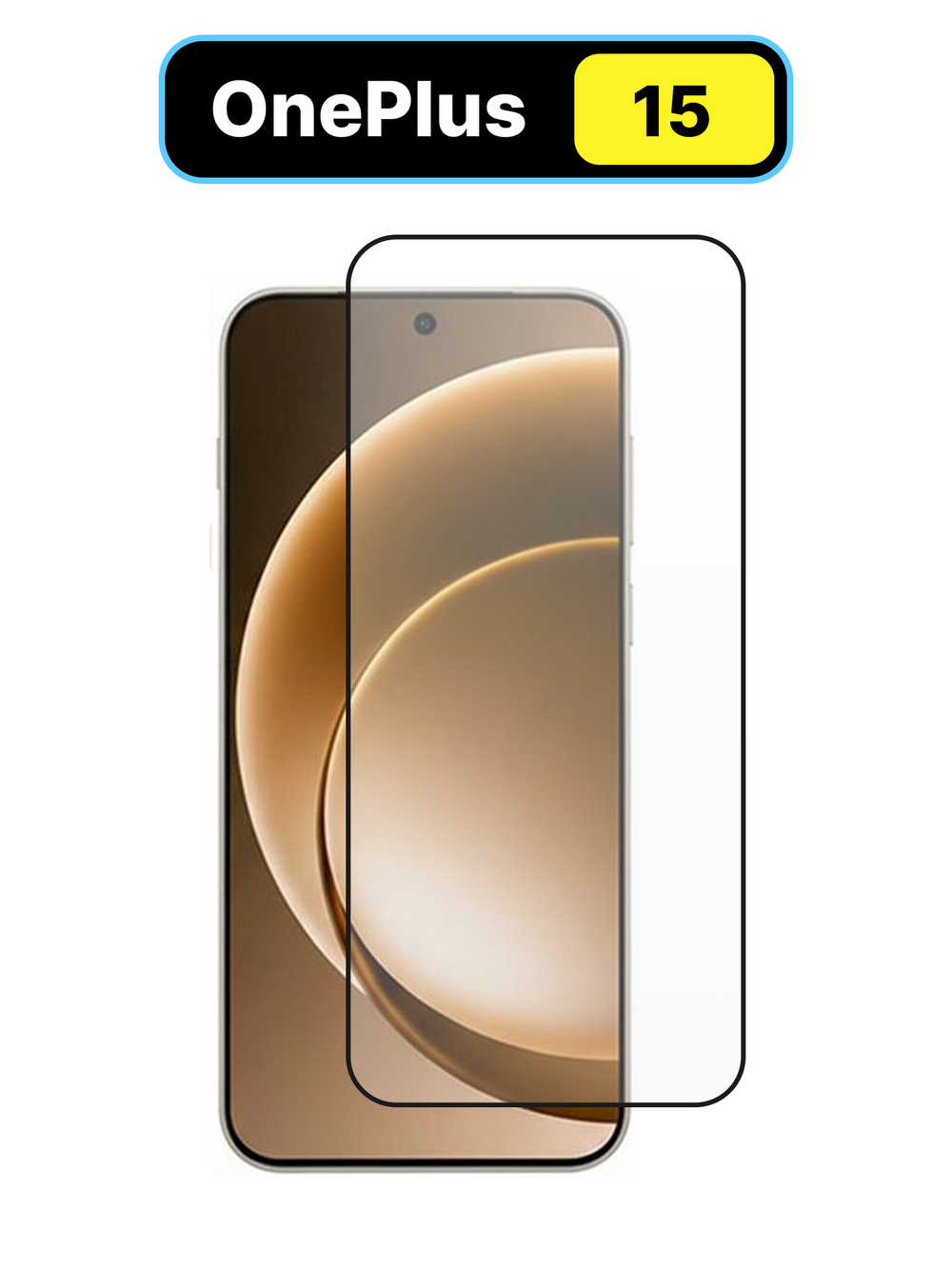 Защитное стекло для OnePlus 15, полная проклейка, MosSeller