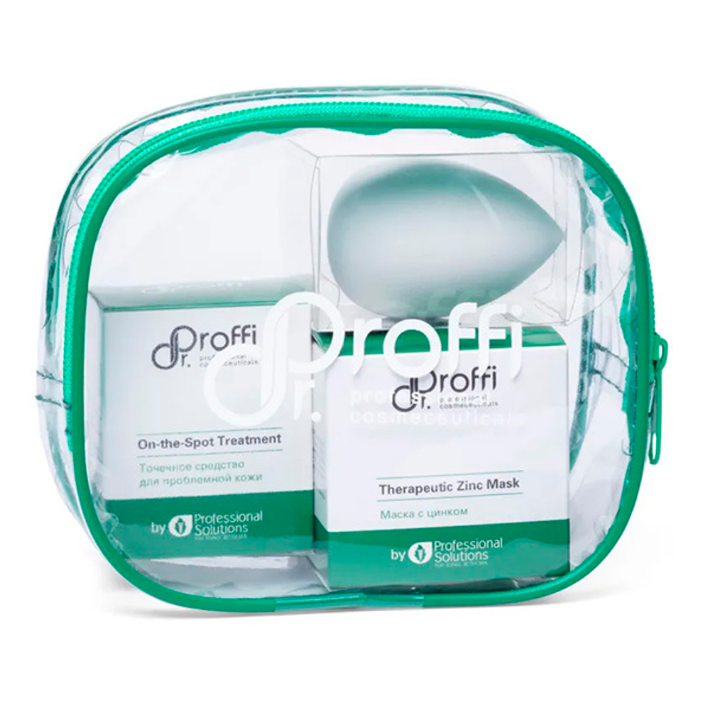 Набор косметики для проблемной кожи со спонжем в комплекте Doctor Proffi by Professional Solutions Set