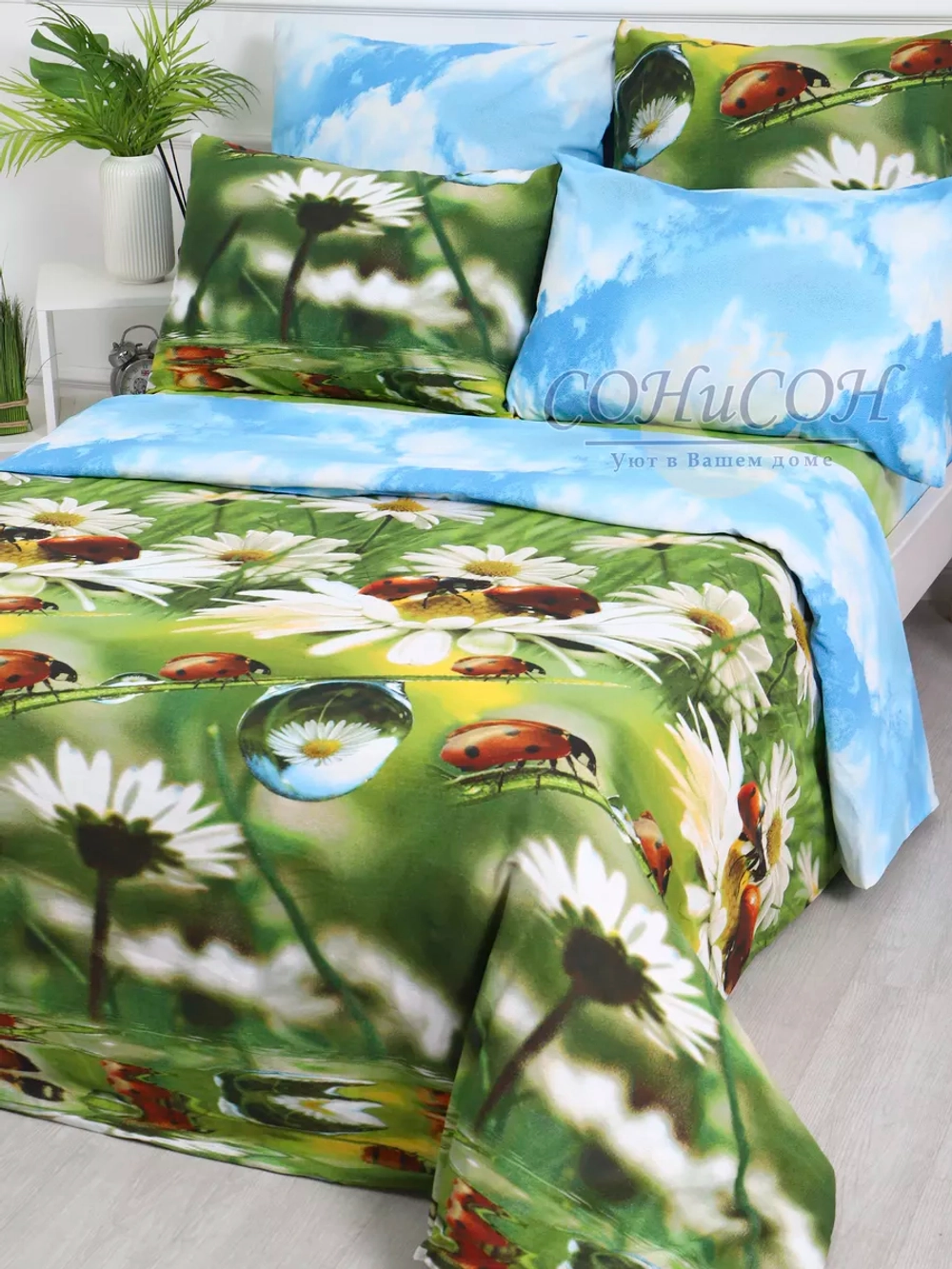 Простынь на резинке 160x200 СОНиЯ