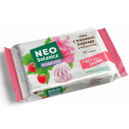 Зефир Neo Botanica с малиной и каркаде 250 гр