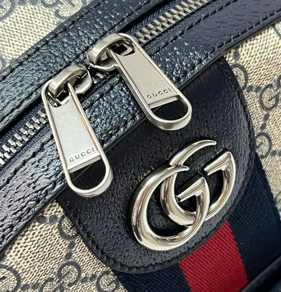 Рюкзак Gucci Ophidia темно-синий/бежевый