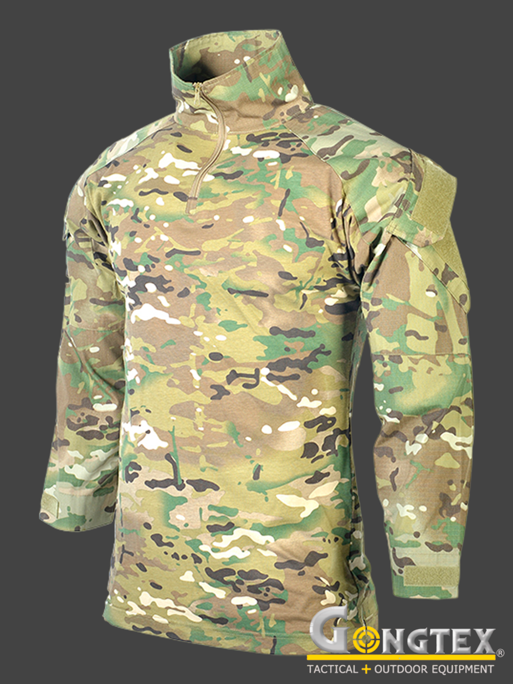 Боевая рубашка Gongtex Phantom Tactical Shirt. Мультикам