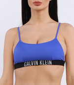 Топ бикини Calvin Klein Swimwear - голубой(KW0KW01851)