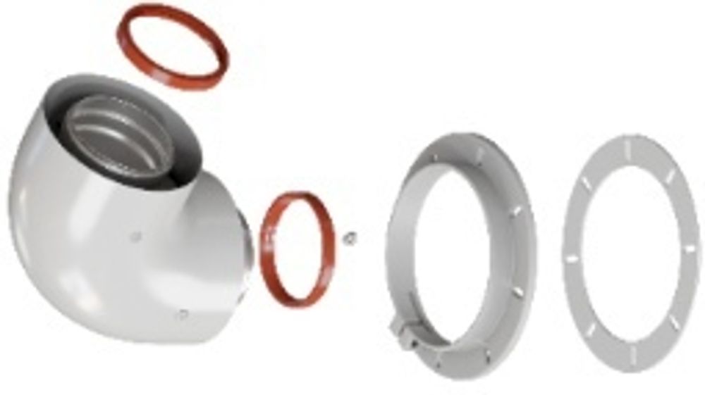 ROMMER RCA-6010-240190 Начальный участок 60/100 (Bosch, Buderus, Navien S/C/E, Baxi ECO Nova/Classic