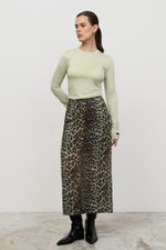 Юбка лео миди