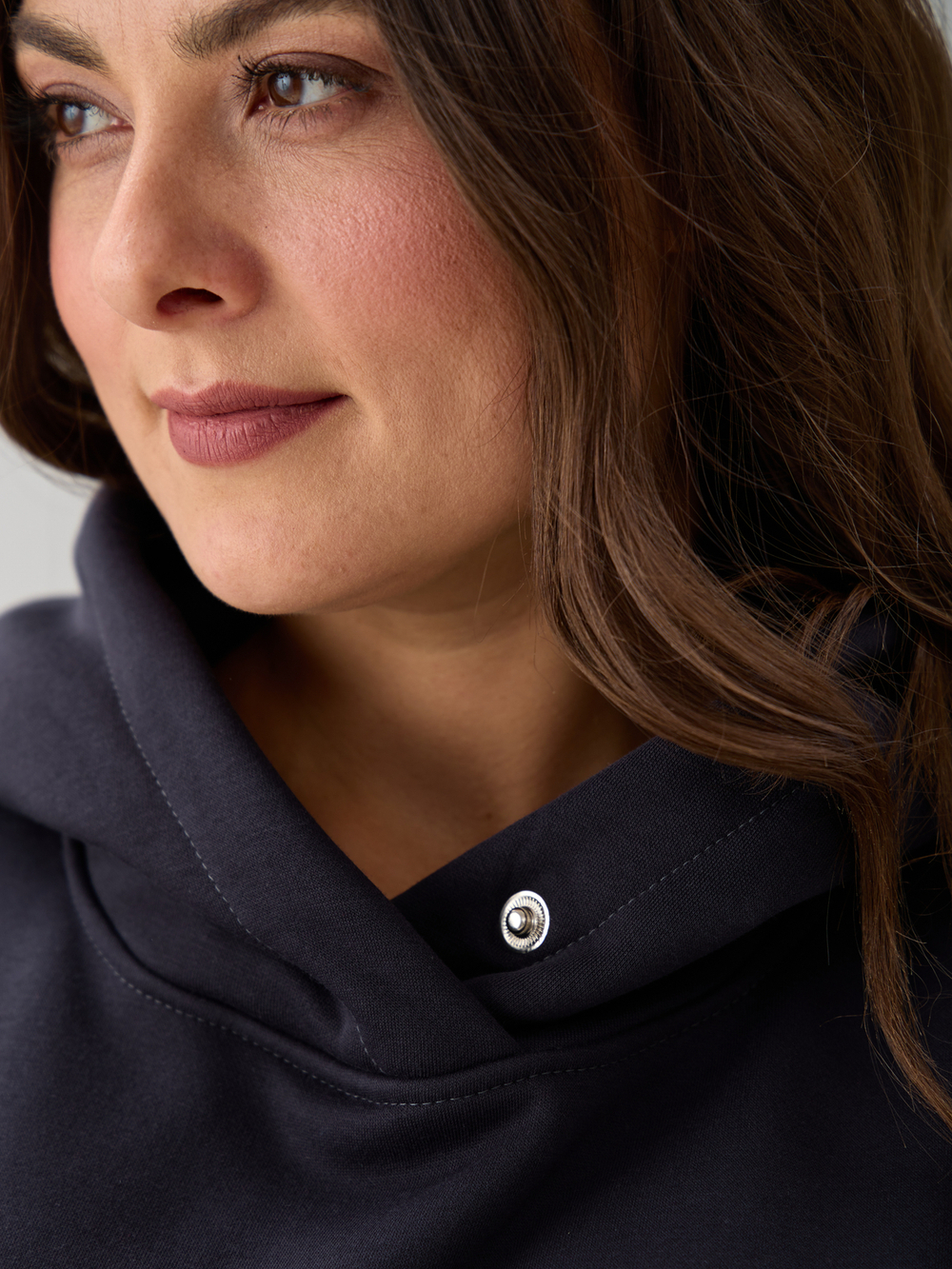 Костюм с брюками КБис-091/антрацит-п