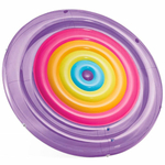 Плот надувной Intex 57285 Rainbow Fiesta Island 201х24 см / Матрас остров Интекс Радужная фиеста для бассейна и моря