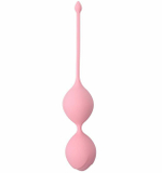Розовые вагинальные шарики SEE YOU IN BLOOM DUO BALLS 29MM (Цвет: розовый)