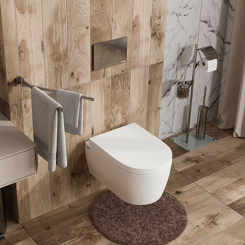 Инсталляция для унитаза WasserKraft Dill 61TLT.010.ME.CH01 с кнопкой хром