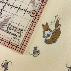 Ткань для пэчворка, хлопок 100% (арт. M0404)