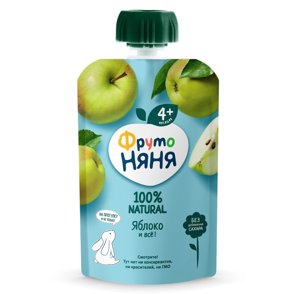 Пюре Фруто Няня Gualapack яблоко 90 гр
