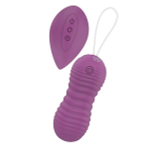 Фиолетовые вагинальные виброшарики 8,3см с пультом ДУ Lola Games Take It Easy Era 9021-05lola