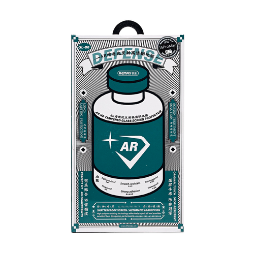 Защитное стекло 3D антибликовое Remax GL-86 для Apple iPhone 15 Pro Max