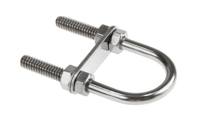 Рым-болт U-образный D6.3 мм, Lрез. 32 мм