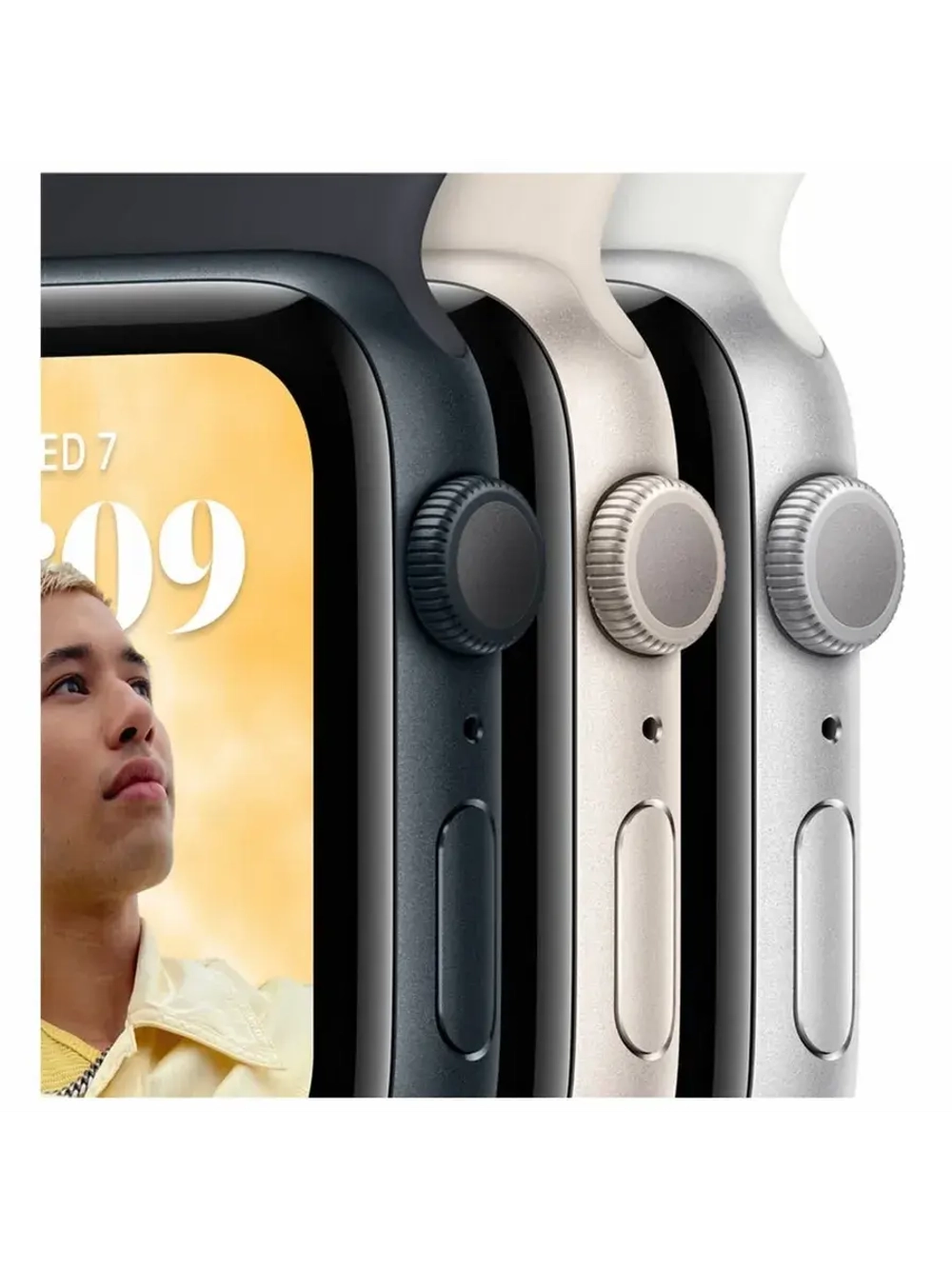 Apple Watch SE 2 GPS 44mm Starlight Sport Band - M/L