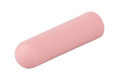 Нежно-розовая вибропуля Java - 7,8 см.