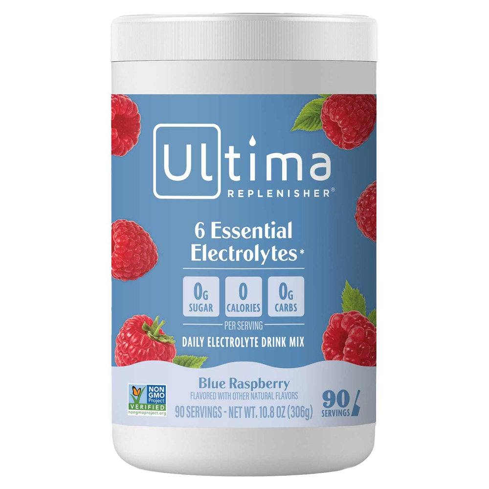 Ultima Replenisher, Смесь электролитов, голубая малина, 315 г (11,1 унции)