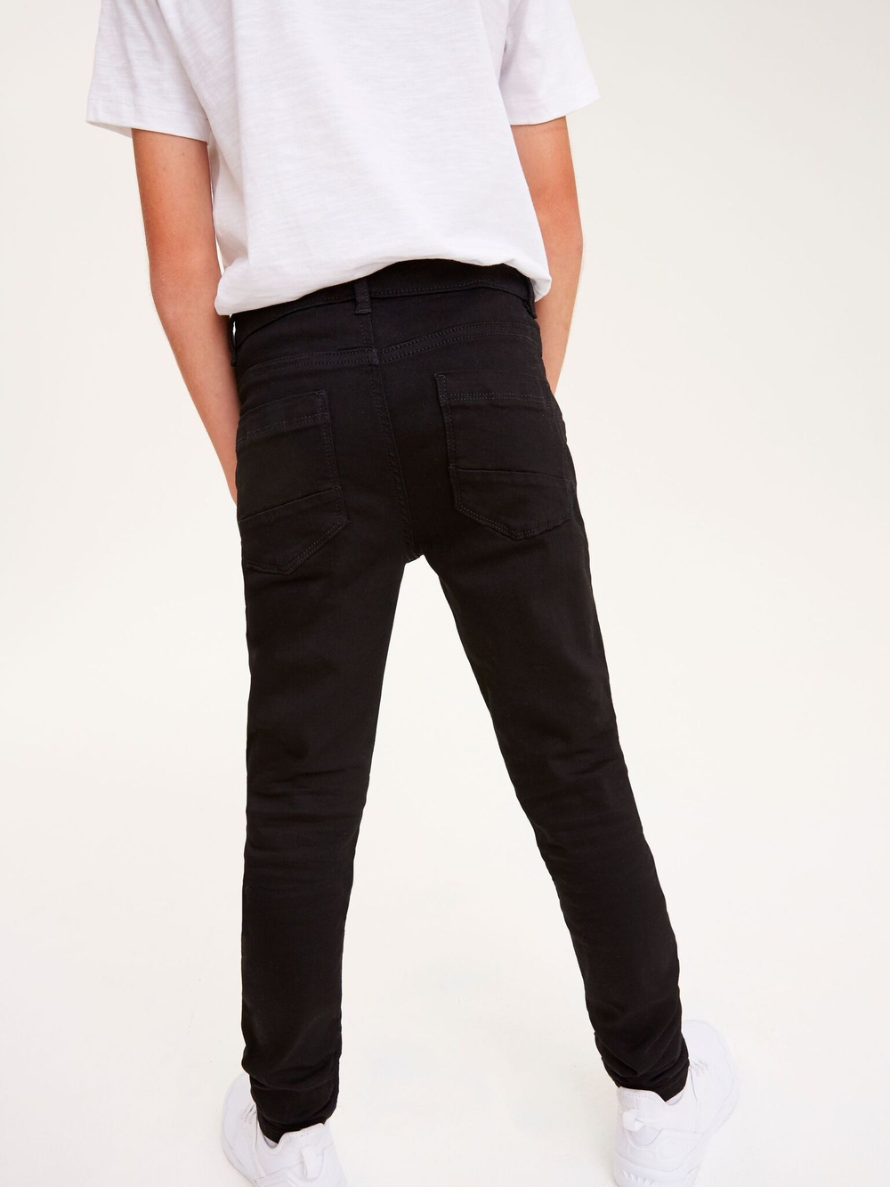 Джинсы с регулируемой талией для мальчика Next 316-063, Черный