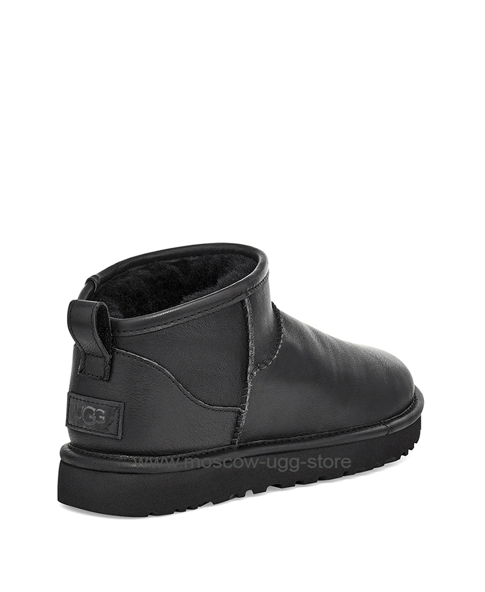 ULTRA MINI MEN LEATHER II Black