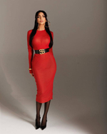 Боди лонгслив из сетки