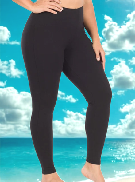 Леггинсы купальные 17258 черные