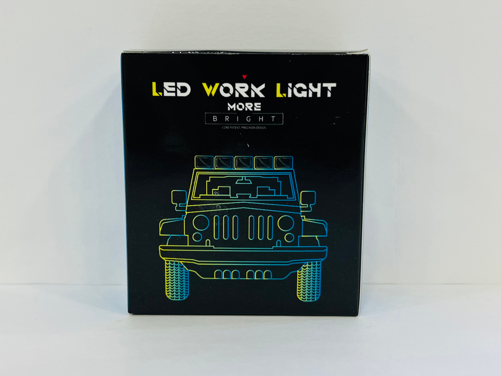 Фара светодиодная дополнительная, квадратная, рассеянный свет, 7 диодов, 21 Вт, TG (за 1 шт.)