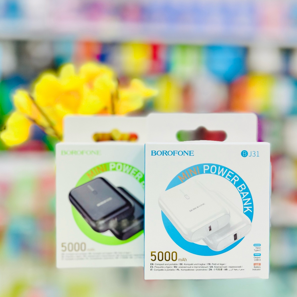 Power Bank 5000 mAh,Borofone BJ31, mini, черный