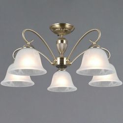 Люстра на штанге ILLUMICO AREZZO IL0696-5ASQ-25 AB AREZZO