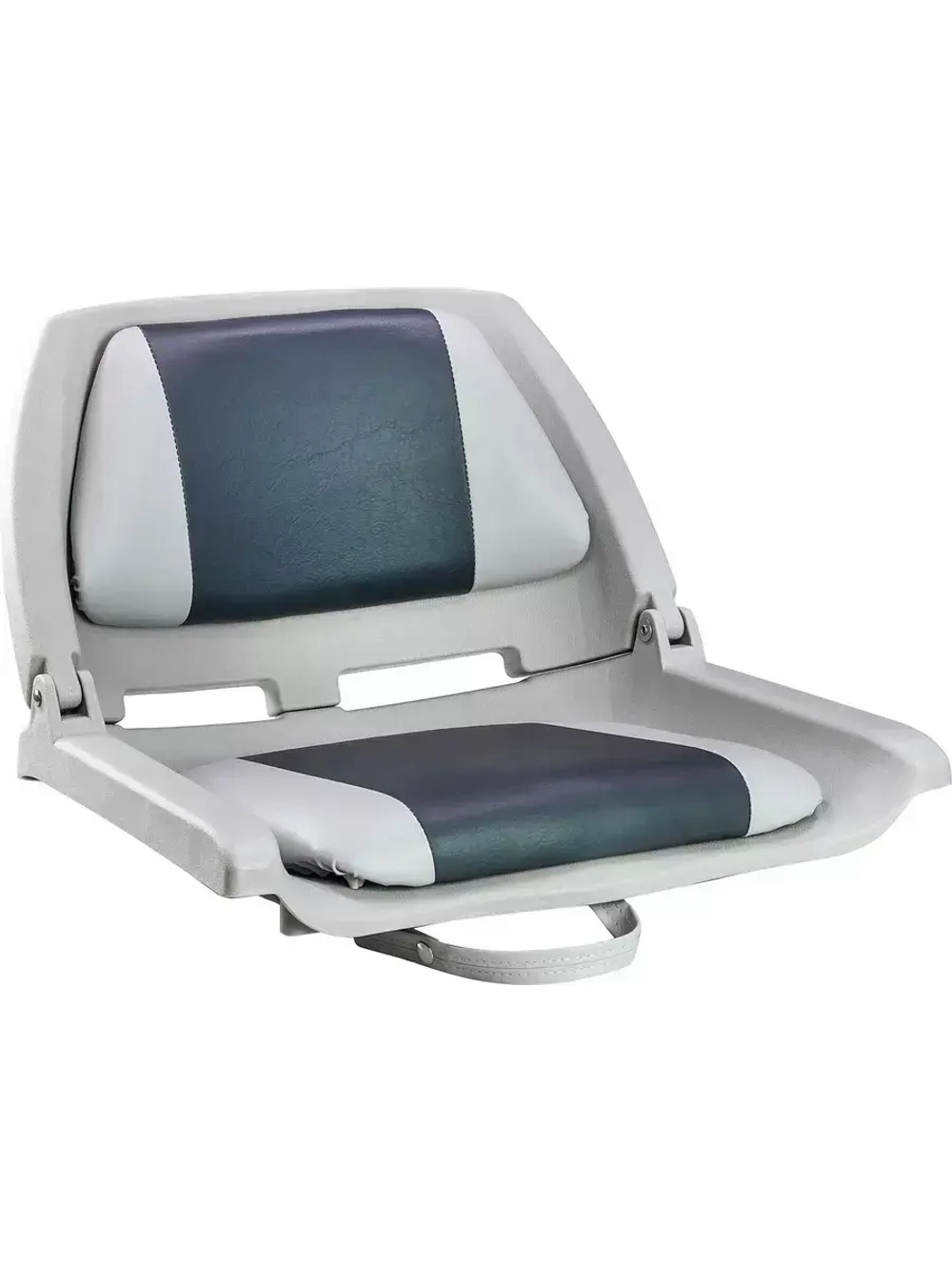 Кресло MR пластик. складн. с мягкими вставками (Gray/Black)