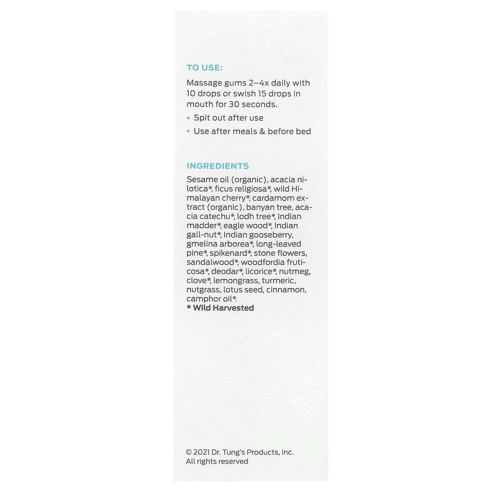 Dr. Tung's, Ecosentials, Rejuv, средство для здоровья десен, 50 мл (1,7 жидк. унции)