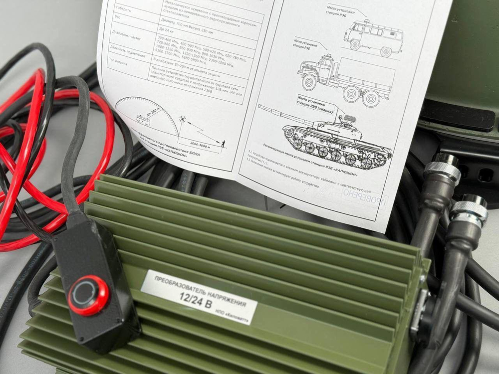 Купольный подавитель БПЛА / Станция РЭБ «Капюшон» ФПВ-12