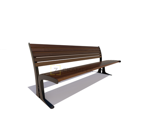 Скамейка «Томск» (2.0 м ангарская сосна)