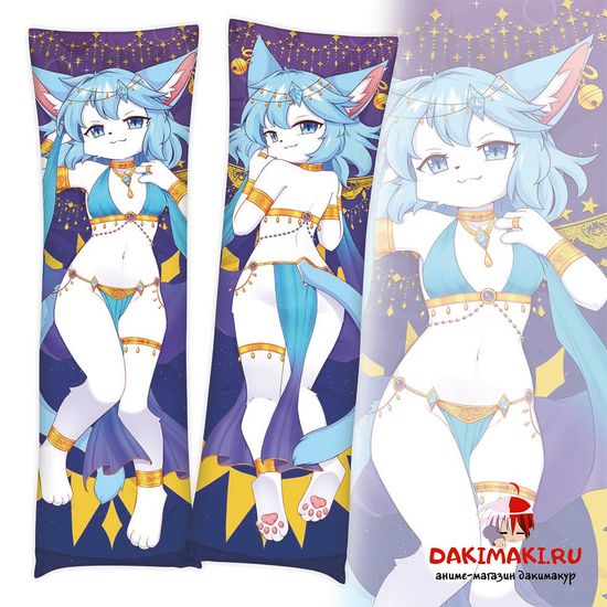 Дакимакура фурри Кошка девочка арт. 1237