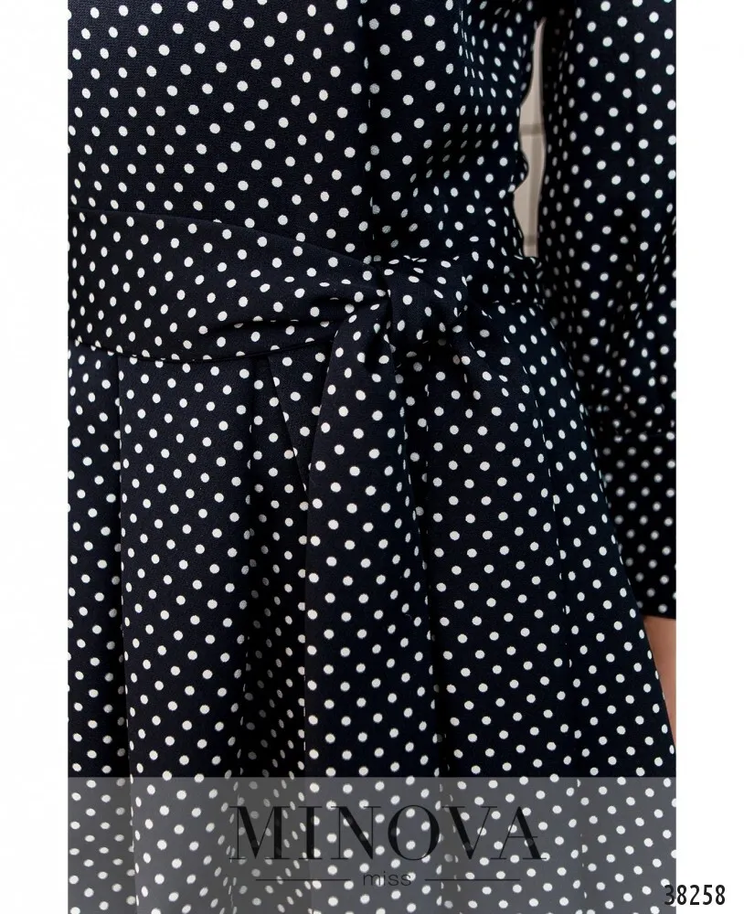 Платье 3137-темно-синий Minova