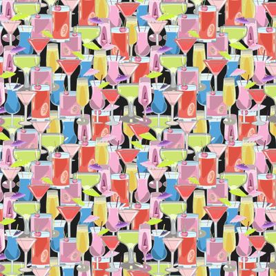 Разноцветные коктейли