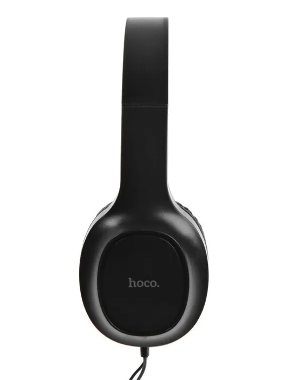 Комплект наушников Hoco W24, проводные, полноразмерные + вакуумные, проводные, красные