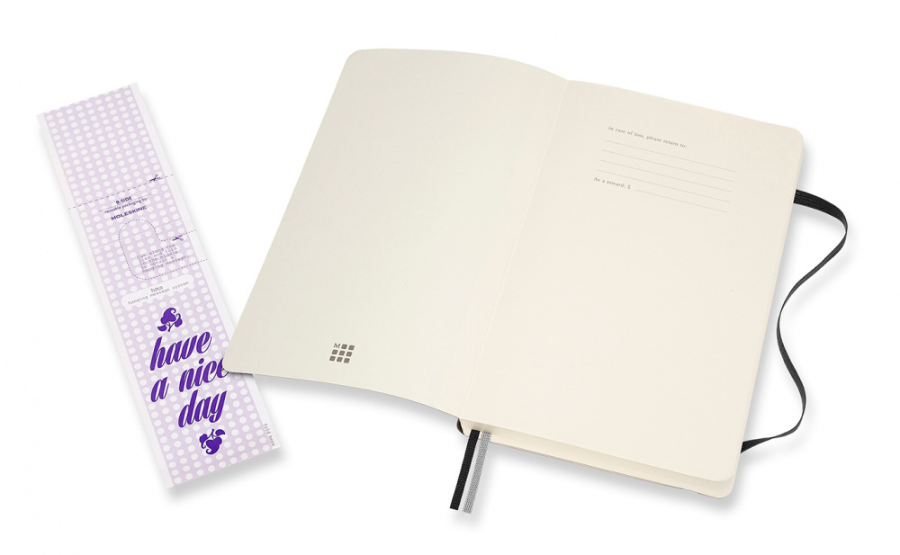 Блокнот Moleskine Classic Soft Expended (QP618EXP) 13х21см 400стр. без линовки, мягкая обложка, черный