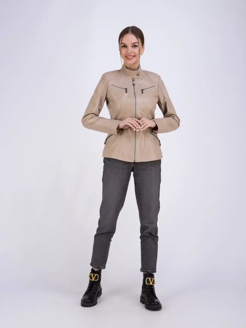Куртка женская из натуральной кожи