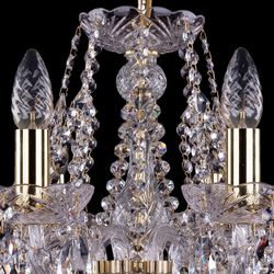 Подвесная люстра Bohemia Ivele Crystal 1413 1413/8/200/G