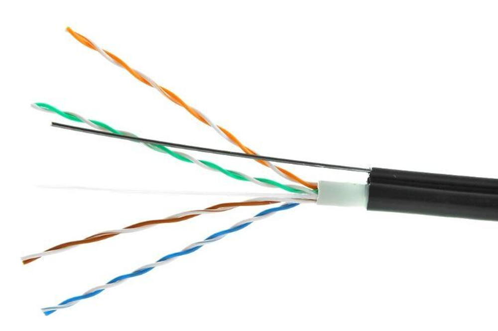 Кабель витая пара U/UTP 5e кат. 4 пары Cablexpert UPC-5051E-4-CU-OUTR/100