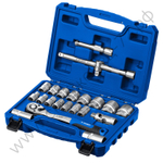 ЗУБР А-22, 22 предм., (1/2″), универсальный набор инструмента, Профессионал (27632-H22)