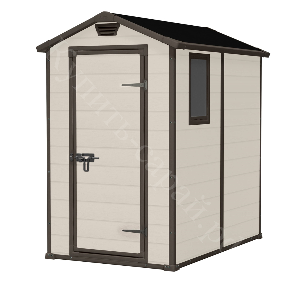 Пластиковый сарай Keter Manor 4x6 beige