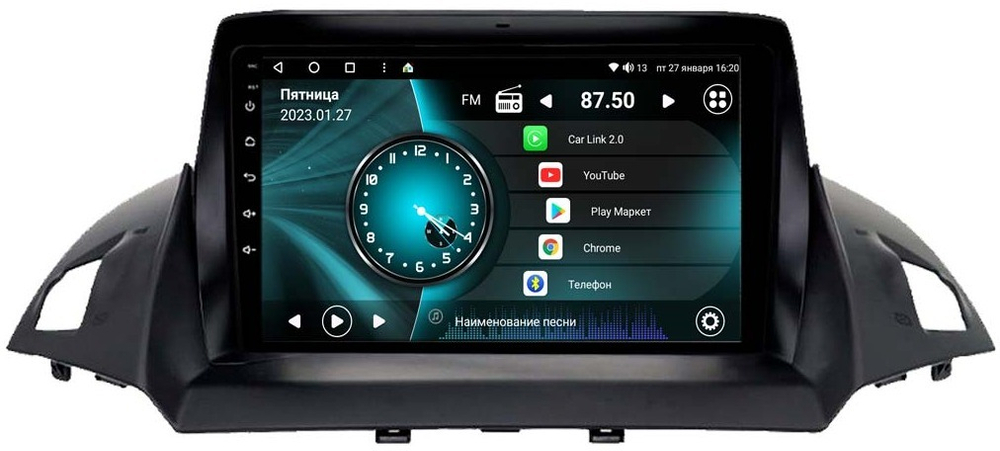 Магнитола для Ford Kuga 2013-2019 - Vaycar VA17-0362 на Android 13, 8-ядер, 2Гб-32Гб, 4G SIM-слот