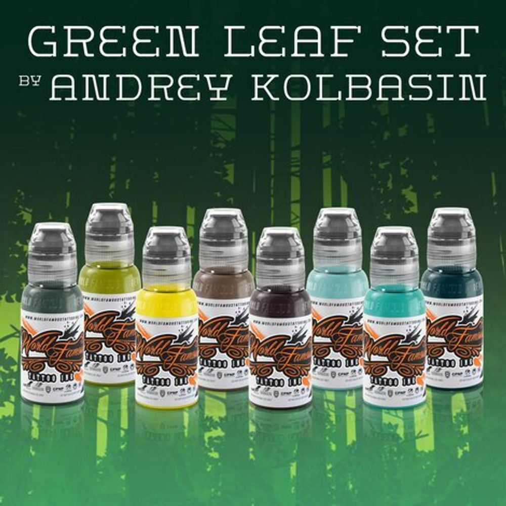 Green Leaf Set by Andrey Kolbasin