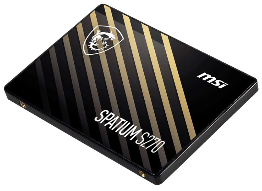 Твердотельный накопитель  480Gb SSD MSI SPATIUM S270 SATA III 2.5" R500Mb/s W450MB/s SPATIUM S270