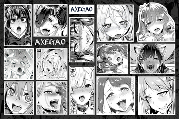 Стикерлист "Ахегао"