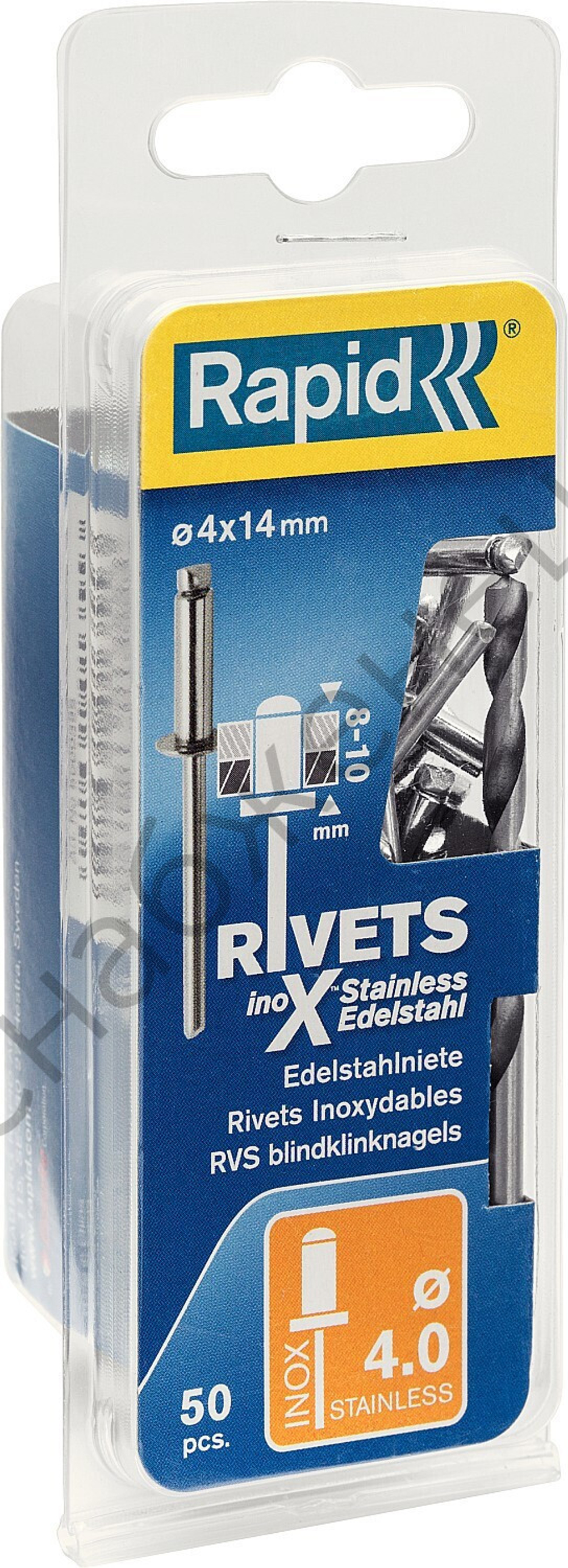 RAPID 4.0х14 мм, 50 шт, Нержавеющая заклепка (5000395)