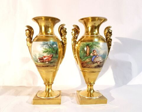 Винтаж: Парные кубки/вазы классической формы 2 шт